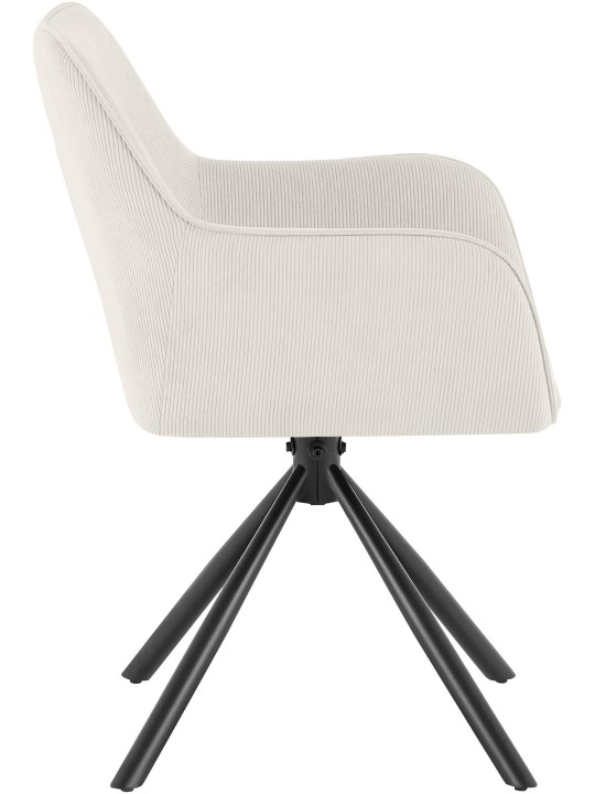 Chaise Tipton Cord, crème Chaise Tipton Cord, crème