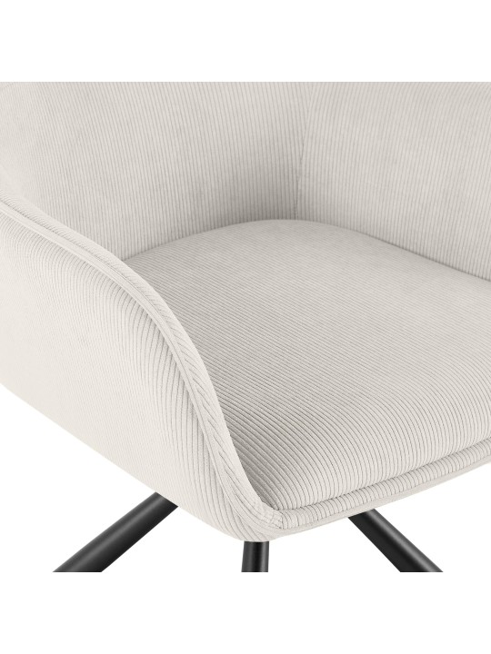 Chaise Tipton Cord, crème Chaise Tipton Cord, crème