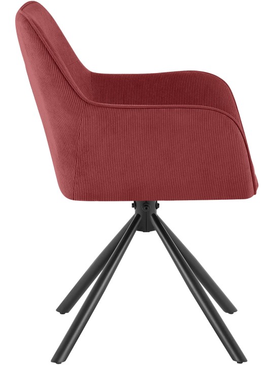 Chaise Tipton Cord, bordeaux Chaise Tipton Cord, bordeaux