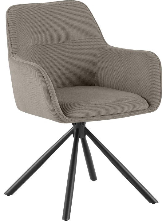 Chaise Tipton Cord, taupe Chaise Tipton Cord, taupe