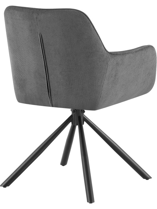 Chaise Tipton Cord, gris Chaise Tipton Cord, gris