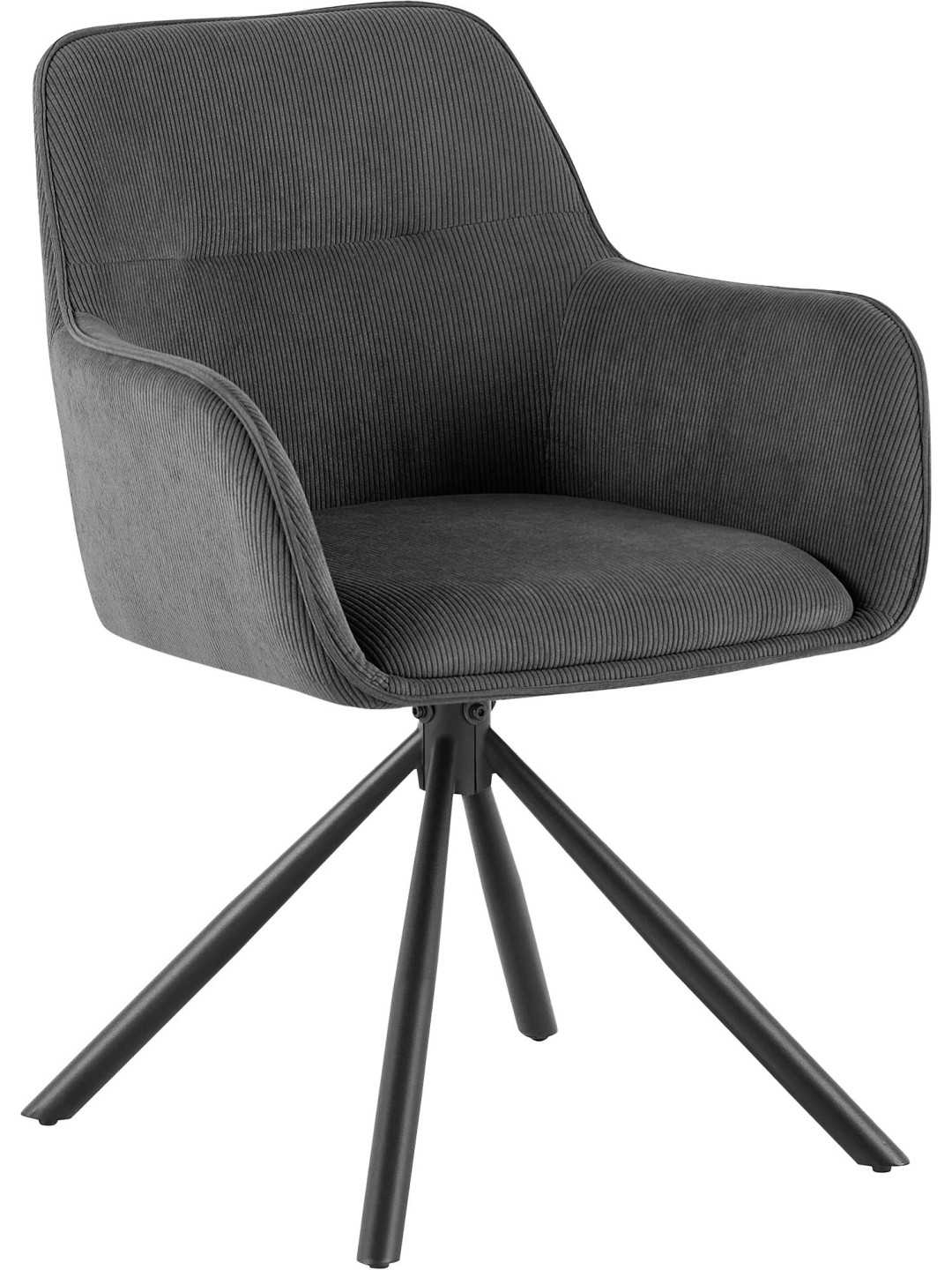 Chaise Tipton Cord, gris