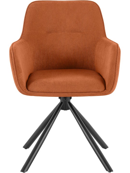 Chaise Tipton Cord, orange Chaise Tipton Cord, orange