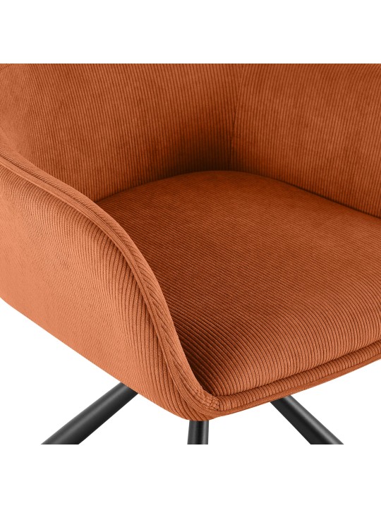 Chaise Tipton Cord, orange Chaise Tipton Cord, orange