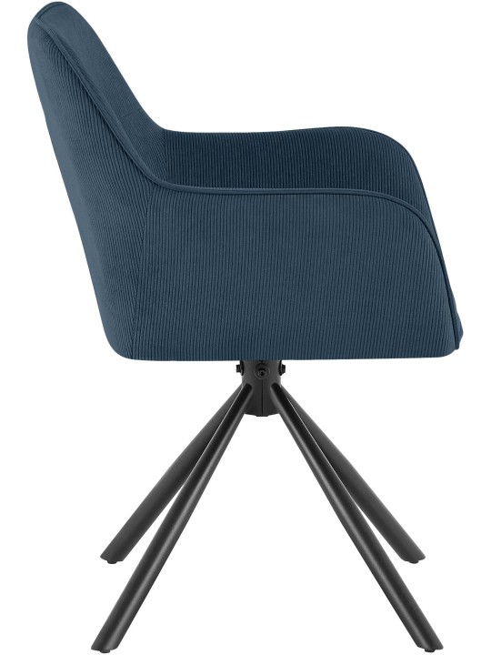 Chaise Tipton Cord, bleu Chaise Tipton Cord, bleu