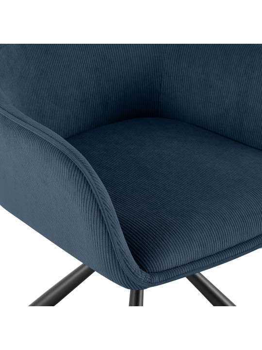 Chaise Tipton Cord, bleu Chaise Tipton Cord, bleu