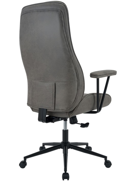 Chaise de bureau Siddar, gris antique