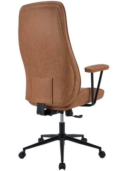 Chaise de bureau Siddar, marron antique