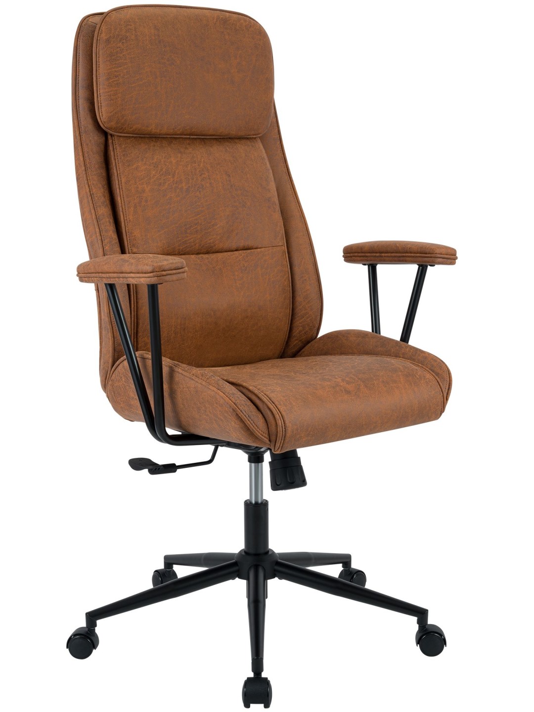 Chaise de bureau Siddar, marron antique