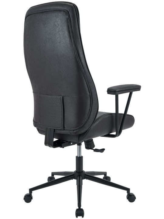 Chaise de bureau Siddar, noir antique