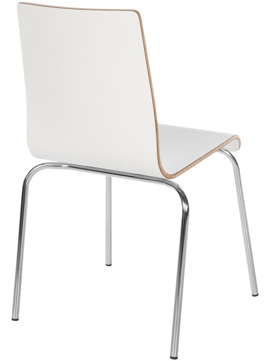 Chaise visiteur Gahanna, blanche Chaise visiteur Gahanna, blanche