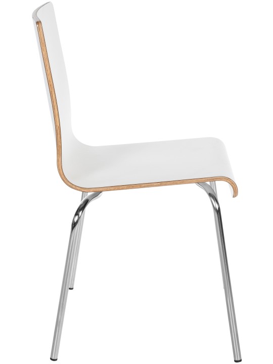 Chaise visiteur Gahanna, blanche Chaise visiteur Gahanna, blanche