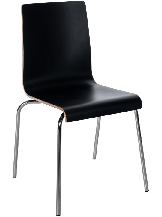 Chaise visiteur Gahanna, noire Chaise visiteur Gahanna, noire