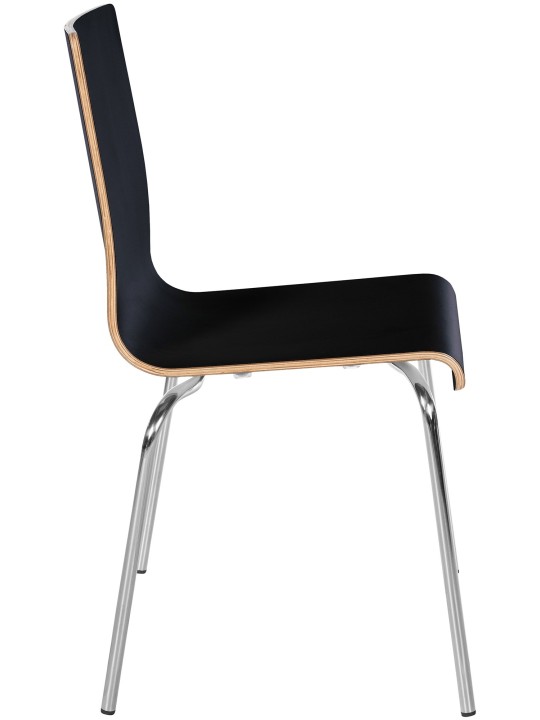 Chaise visiteur Gahanna, noire Chaise visiteur Gahanna, noire