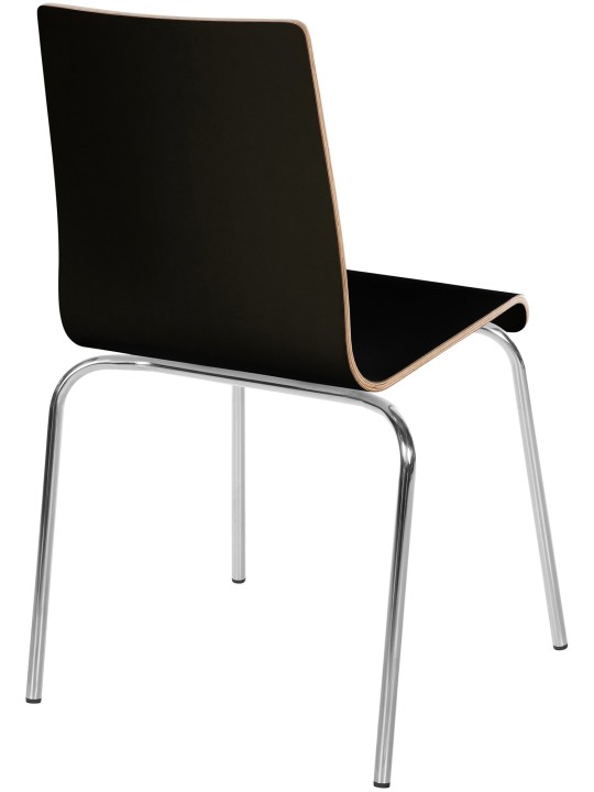 Chaise visiteur Gahanna, noire Chaise visiteur Gahanna, noire