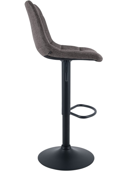 Tabouret de bar Mapun tissu, gris foncé Tabouret de bar Mapun tissu, gris foncé