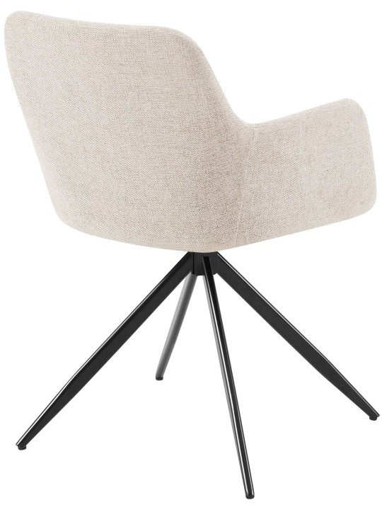 Lot de 2 chaises de salle à manger Olema tissu, crème Lot de 2 chaises de salle à manger Olema tissu, crème
