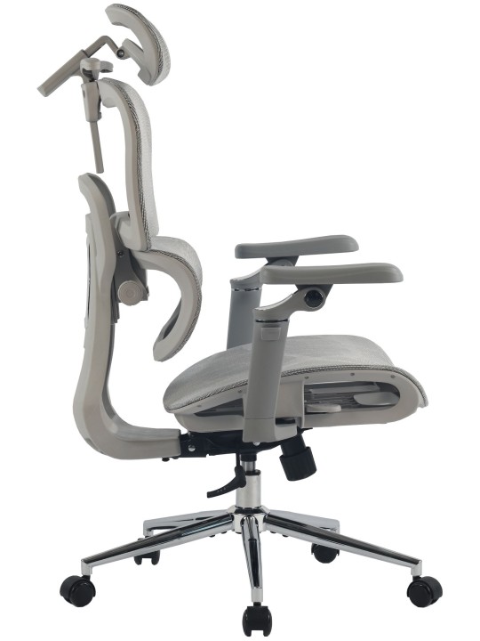 Chaise de bureau Jenson, grise