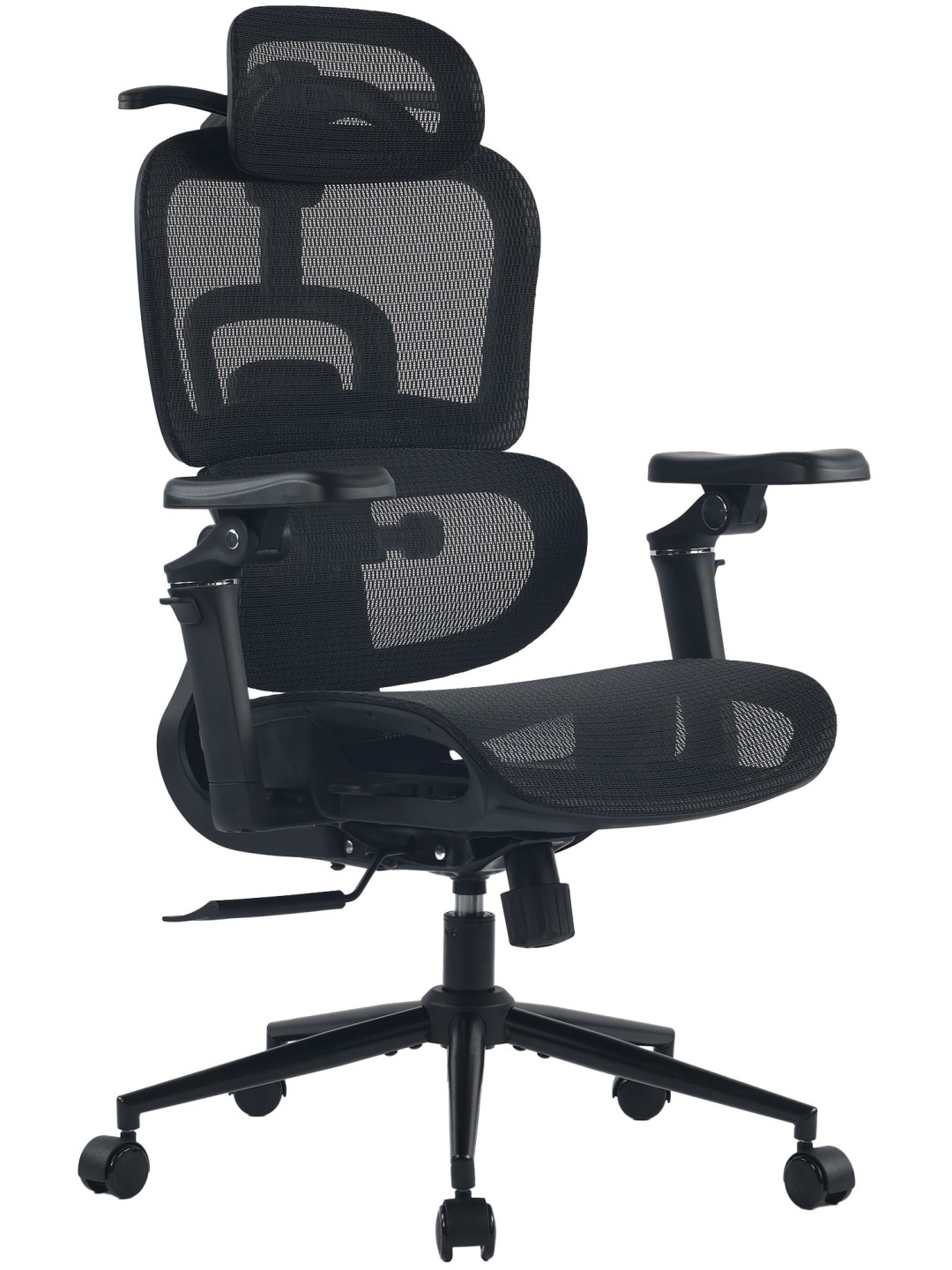 Chaise de bureau Jenson, noire