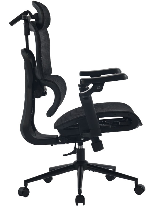 Chaise de bureau Jenson, noire