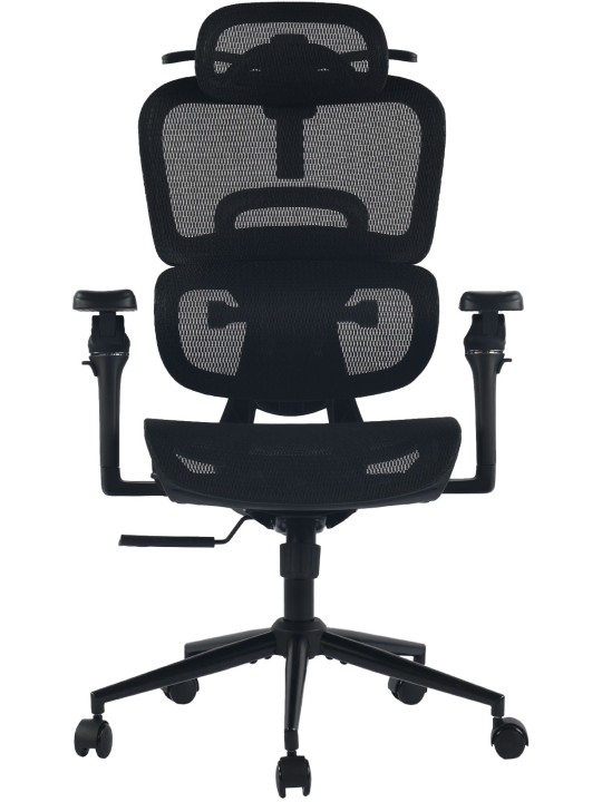 Chaise de bureau Jenson, noire