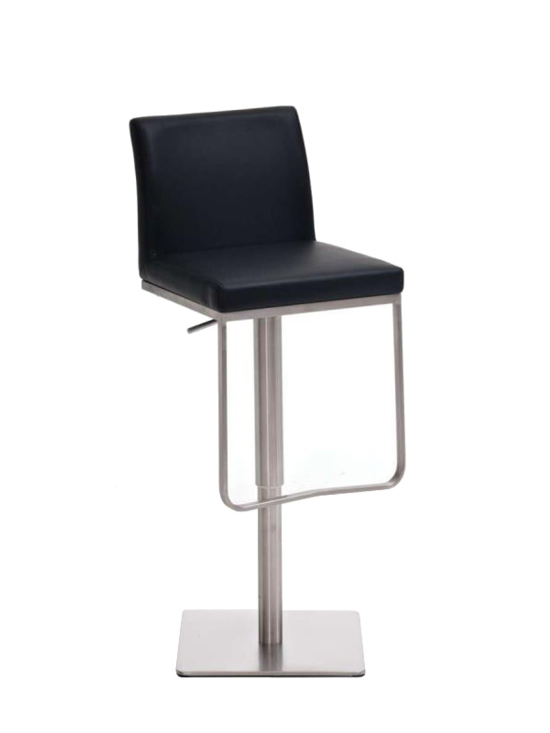 Tabouret de bar Panama E simili cuir, noir