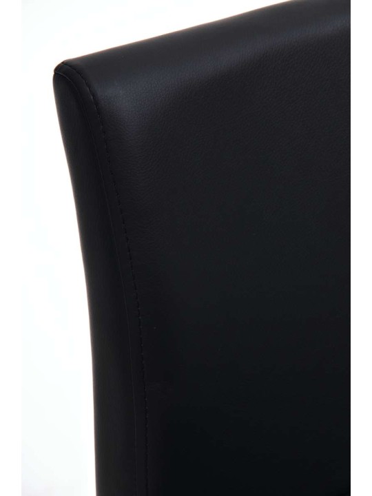 Tabouret de bar Panama E simili cuir, noir Tabouret de bar Panama E simili cuir, noir