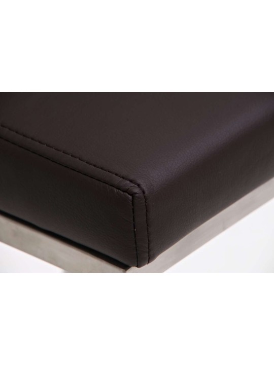 Tabouret de bar Panama E simili cuir, brun Tabouret de bar Panama E simili cuir, brun