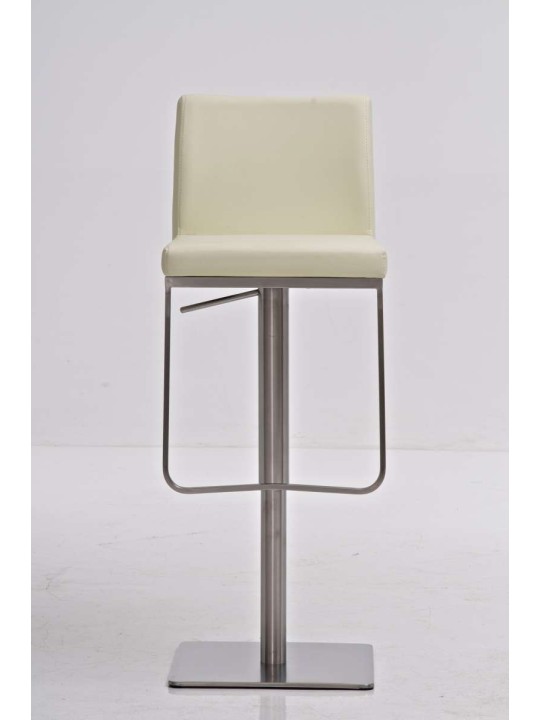 Tabouret de bar Panama E simili cuir, crème Tabouret de bar Panama E simili cuir, crème