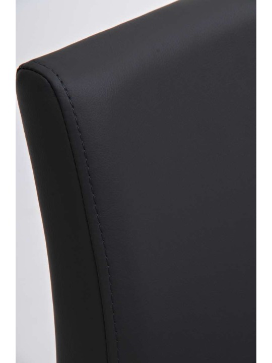 Tabouret de bar Panama E simili cuir, gris