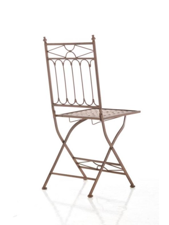 Chaise pliante Asina, brun antique
