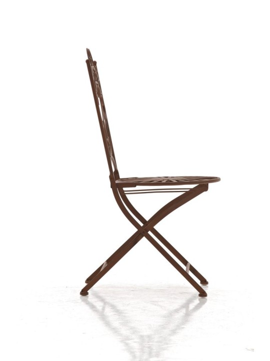 Chaise Indra, brun antique