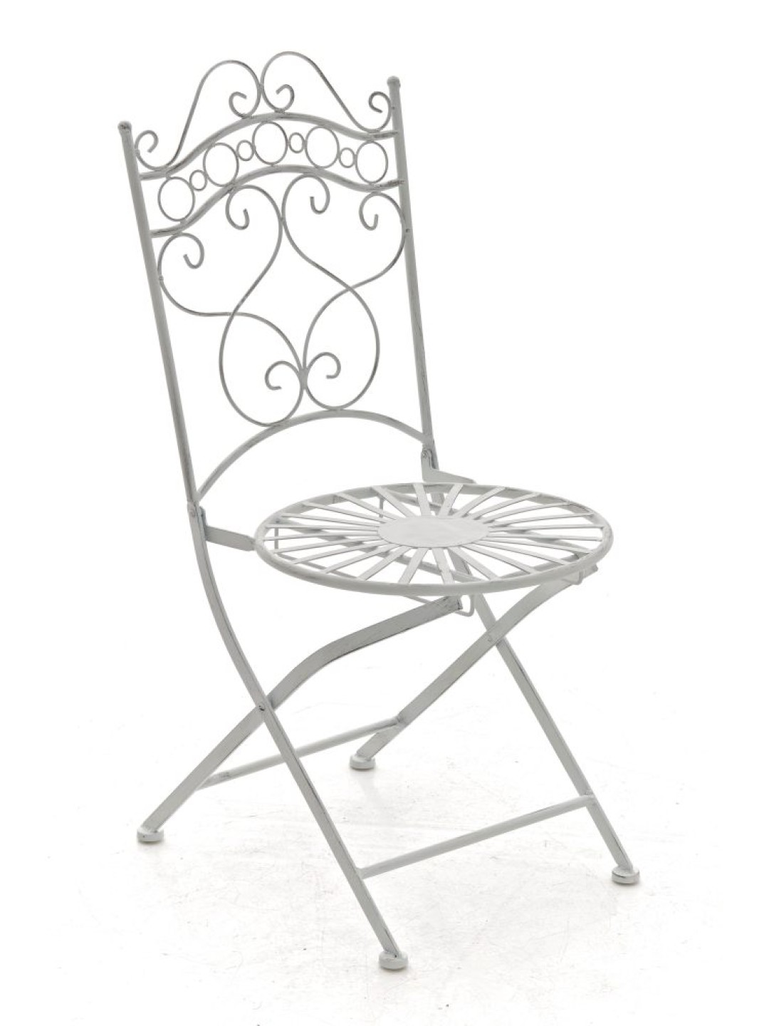 Chaise Indra, blanc antique