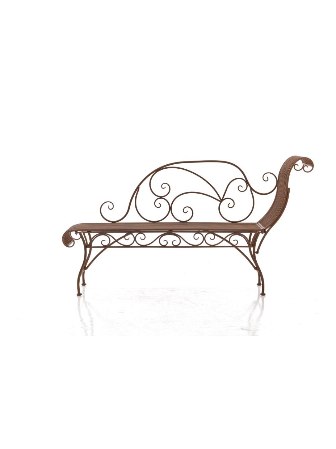 Banc de jardin Karma, brun antique