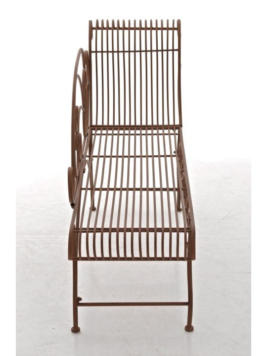 Banc de jardin Karma, brun antique