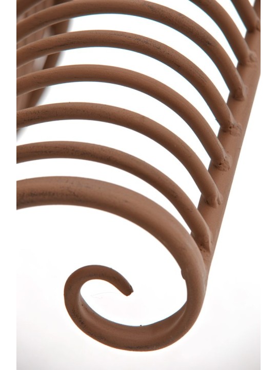 Banc de jardin Karma, brun antique