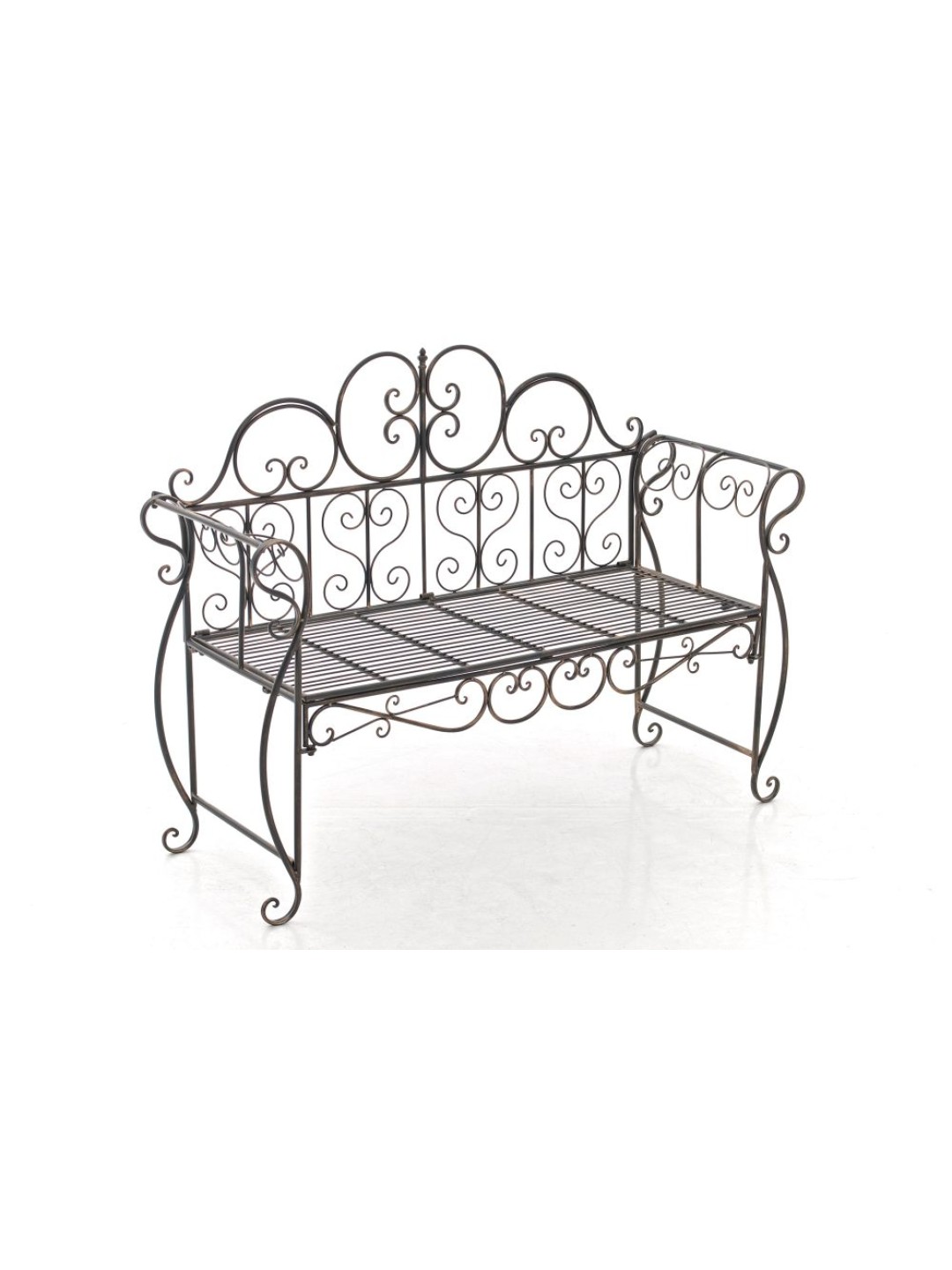 Banc de jardin Minna, bronze