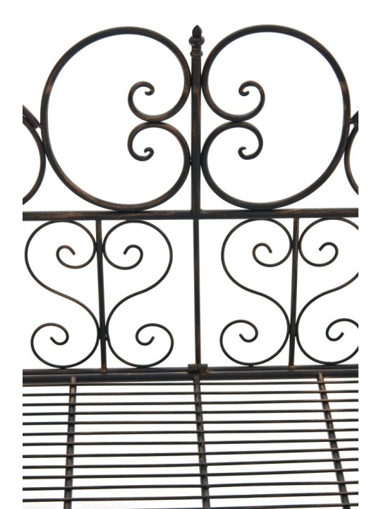 Banc de jardin Minna, bronze