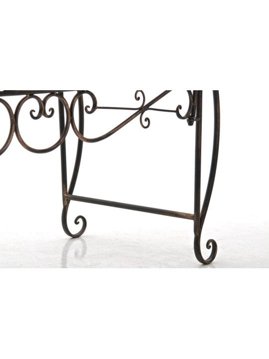 Banc de jardin Minna, bronze
