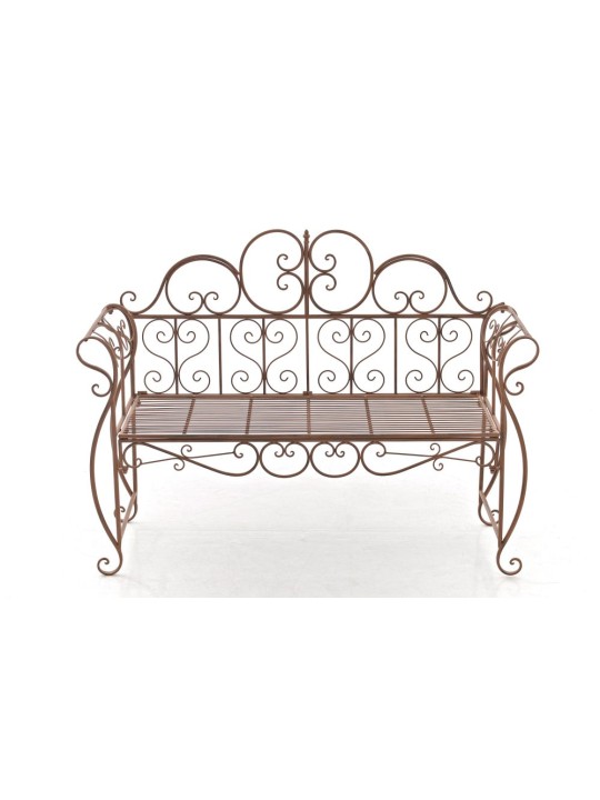 Banc de jardin Minna, brun antique