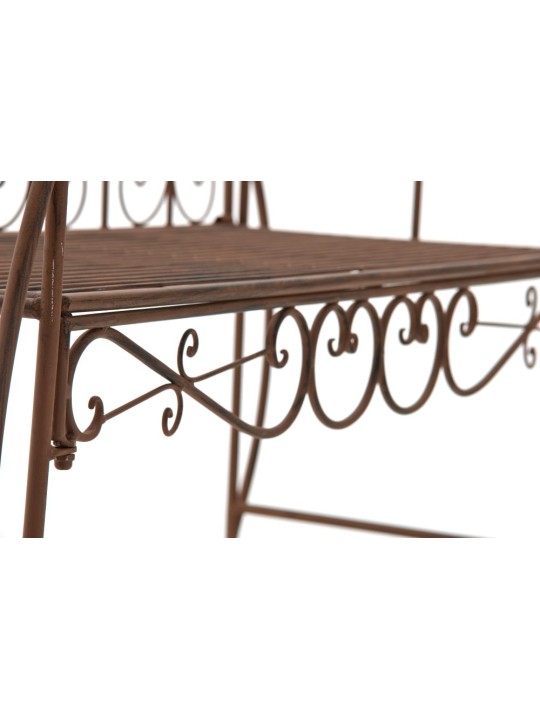 Banc de jardin Minna, brun antique