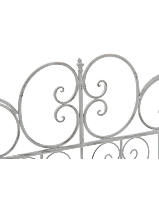 Banc de jardin Minna, blanc antique