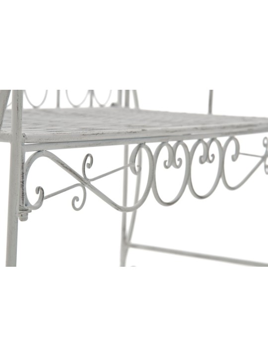 Banc de jardin Minna, blanc antique