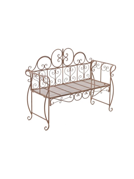 Banc de jardin Minna, brun antique