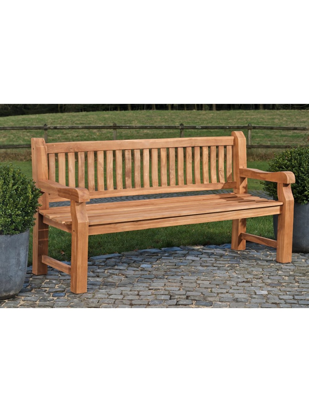 Banc en teck Jackson 180 cm, teck
