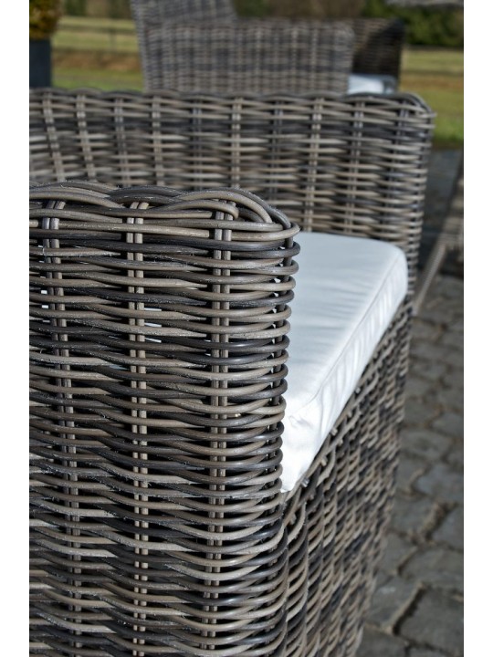 Chaise Fontana / Saint Marlo Crème 5mm, gris chiné Chaise Fontana / Saint Marlo Crème 5mm, gris chiné