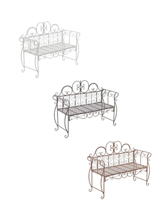 Banc de jardin Minna, bronze