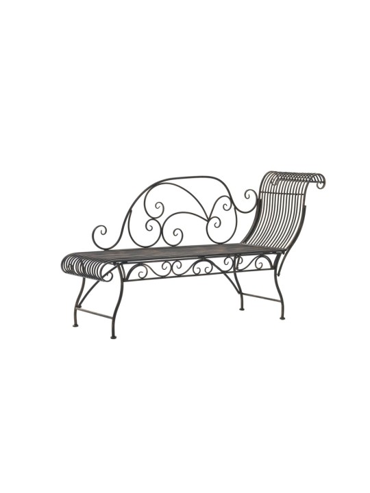 Banc de jardin Karma, bronze