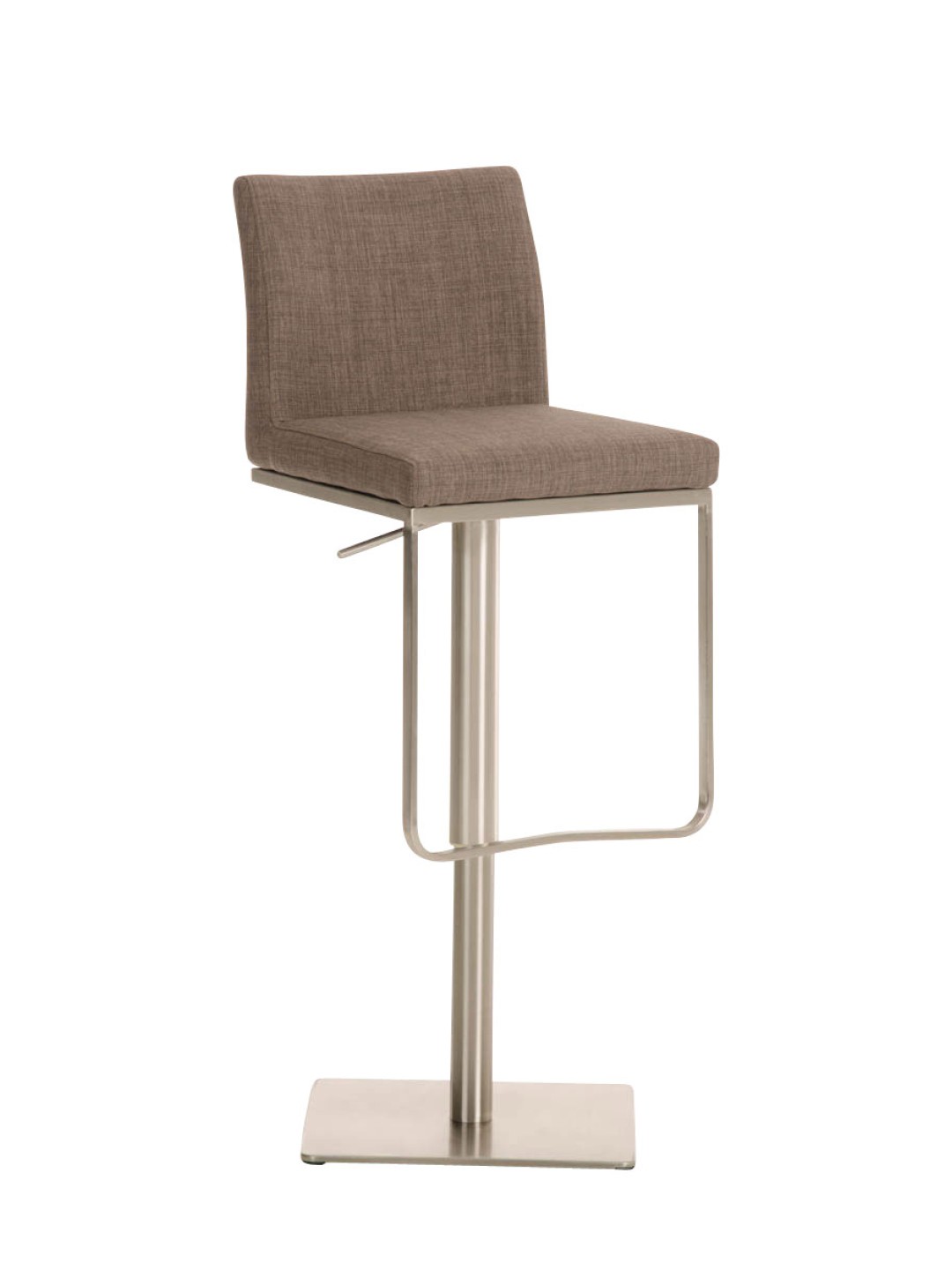 Tabouret de bar Panama E tissu, gris
