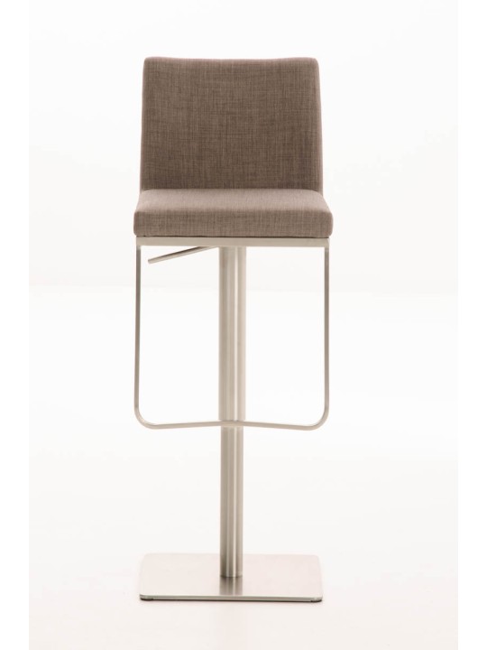 Tabouret de bar Panama E tissu, gris